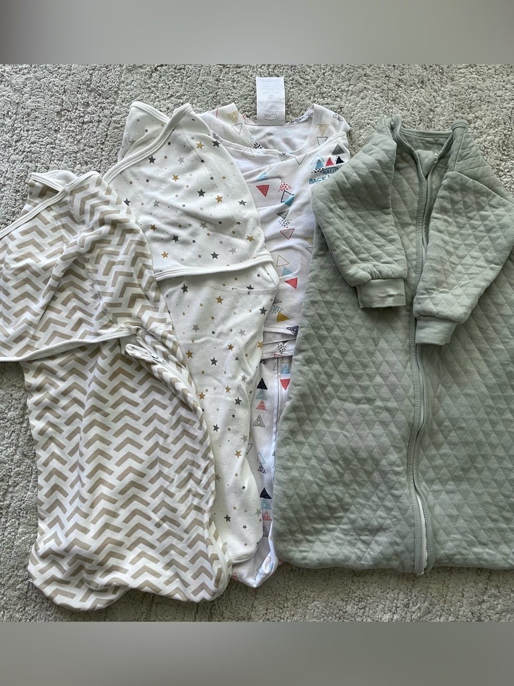 Neutral Baby Sleep Sack & Onesie Bundle - 0-6 month - Picture 2 of 9